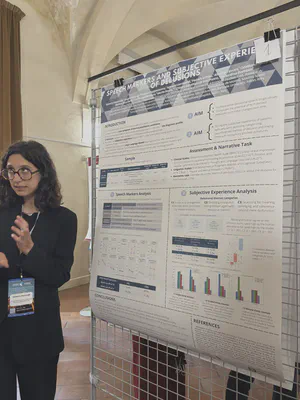 Ginevra Martinelli presenting our work